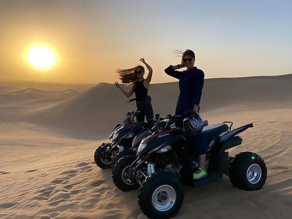 evening desert safari with quad bike ride
